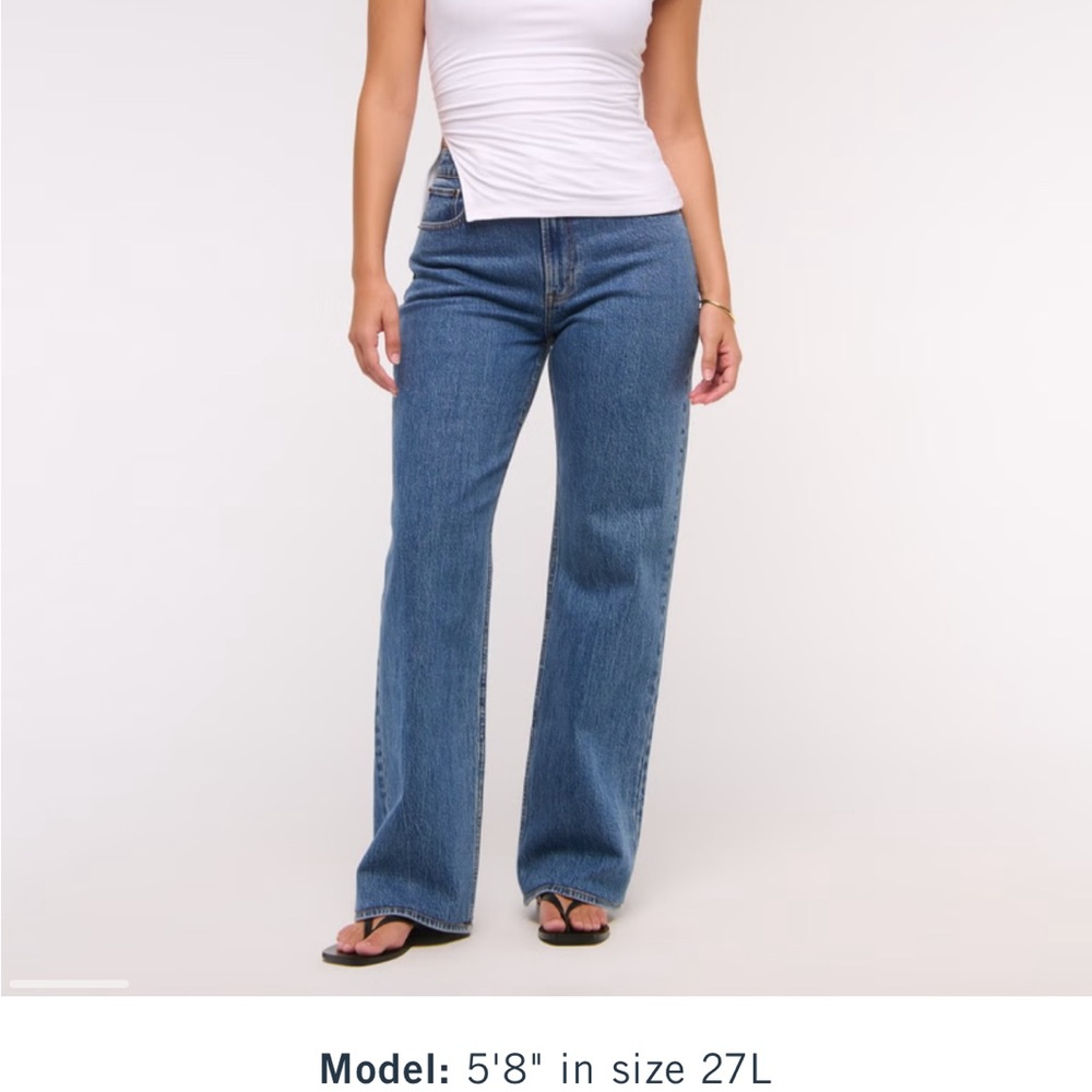 Abercrombie & Fitch High Rise Blue Jeans